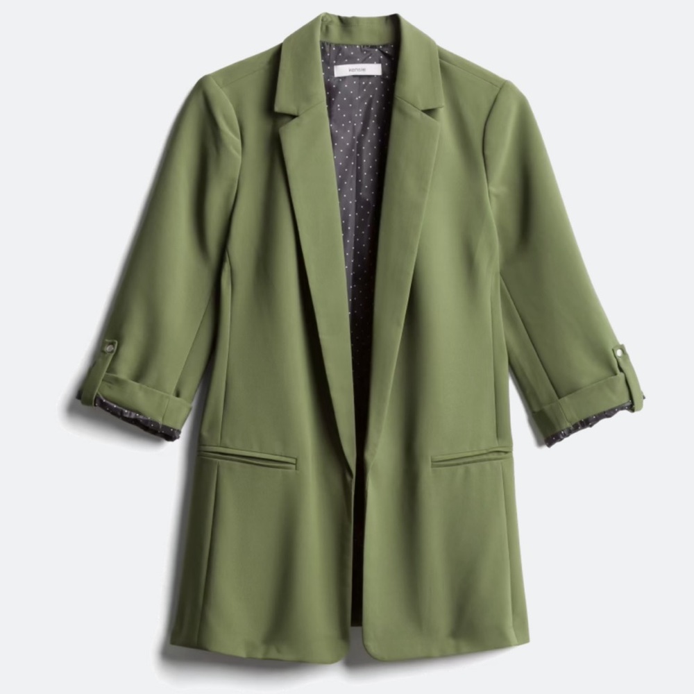 KENSIE Treva Thick Stretch Twill Blazer